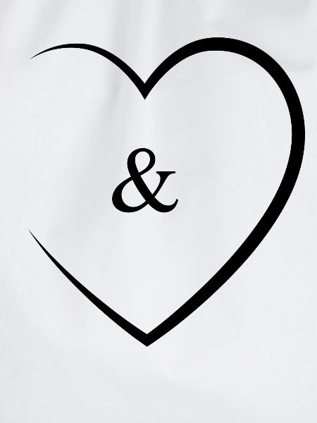 & und Zeichen Hochzeit