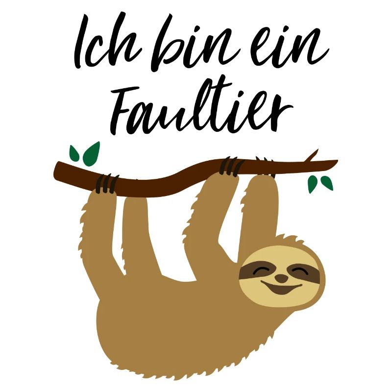 Ich bin ein Faultier