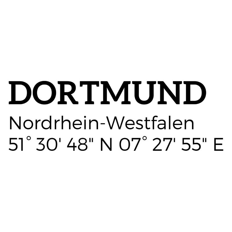 Dortmund North Rhine-Westphalia coordinates