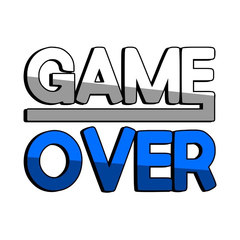 GAME OVER (Blue) - Gaming