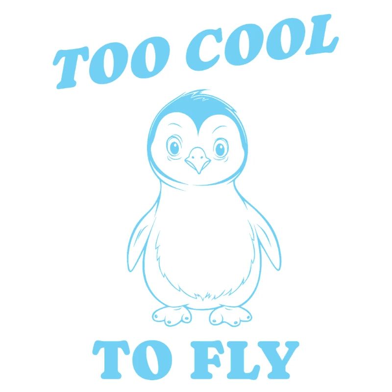 too cool to fly Geschenk