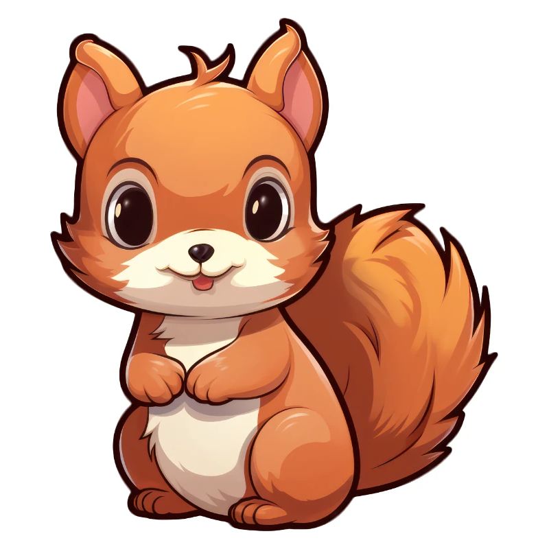 Eichhörnchen Kawaii