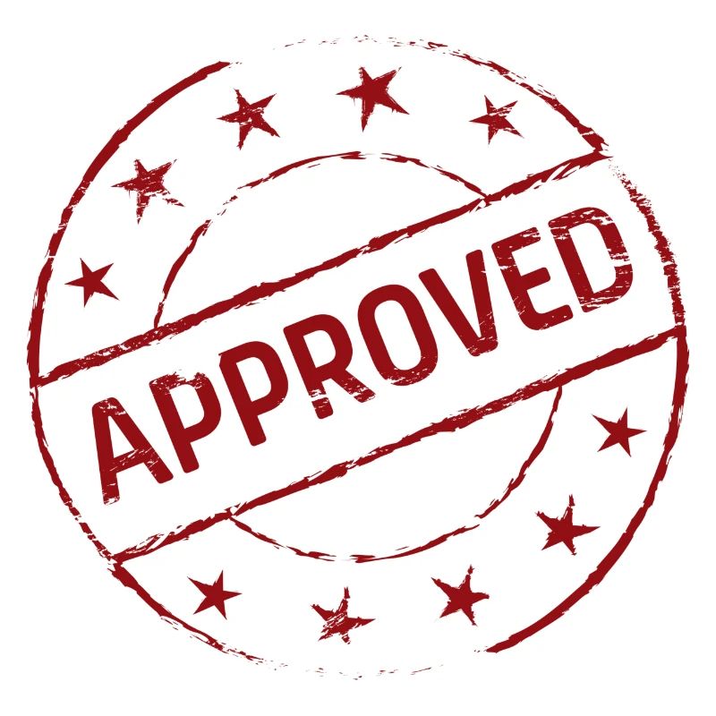 Approved Symbol Geschenk Geschenkidee
