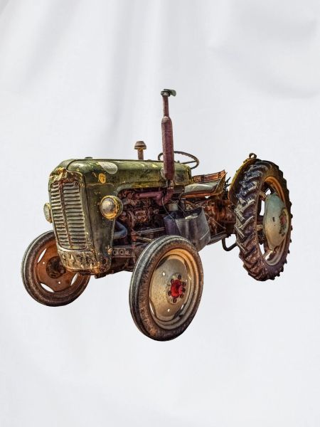 grüner Traktor Oldtimer
