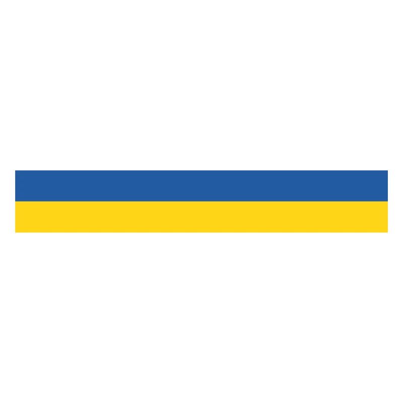 Linie oder Flagge Ukraine