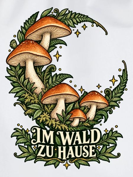 Pilzmond im Wald