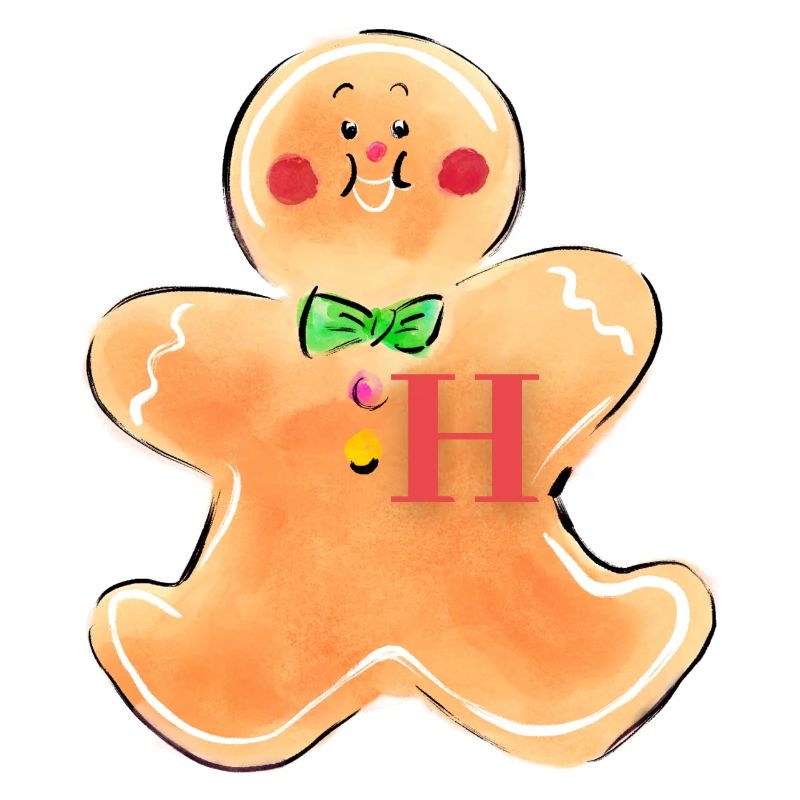 Lebkuchenmann "H"