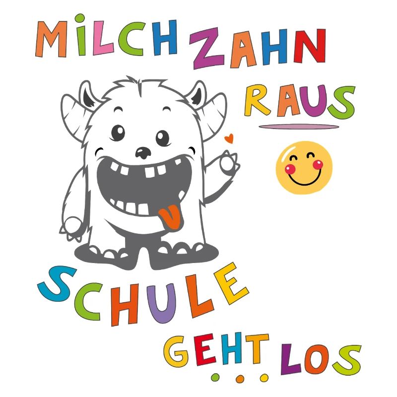 Schule Einschulung Monster