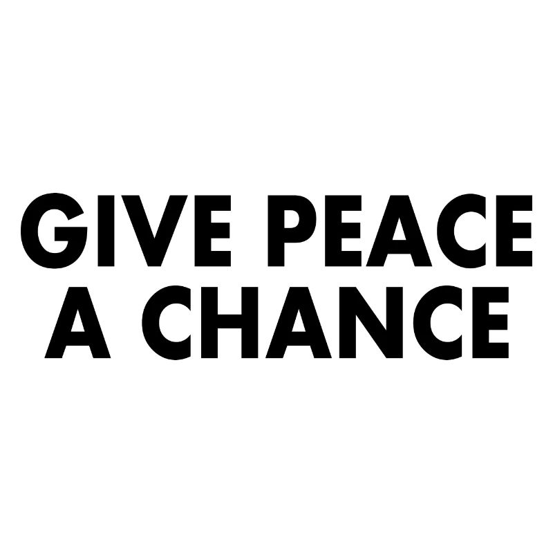 Give peace a chance