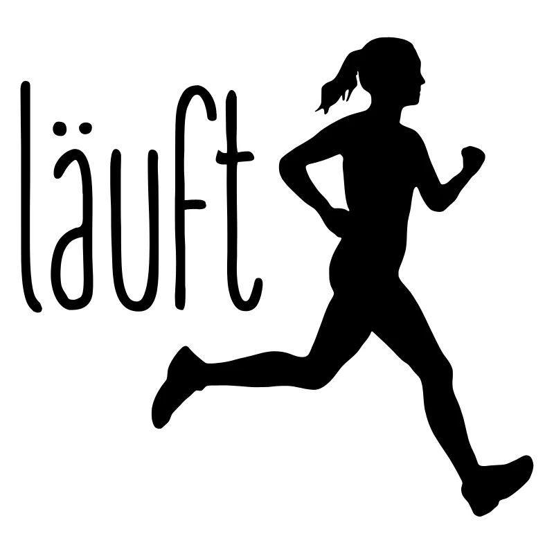 Jogging Frau läuft