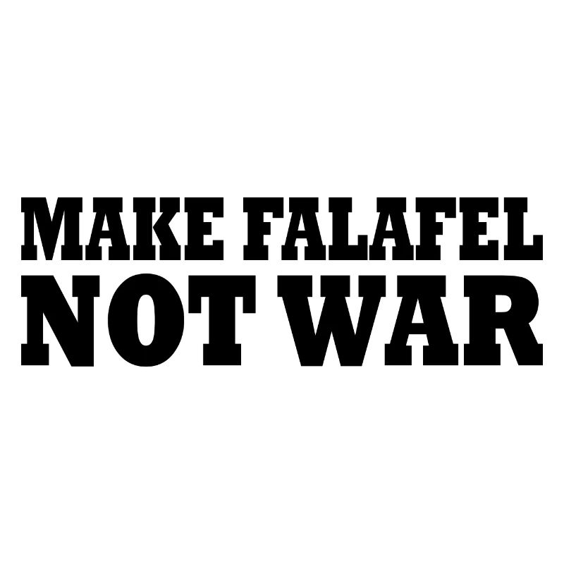 Make falafel not war