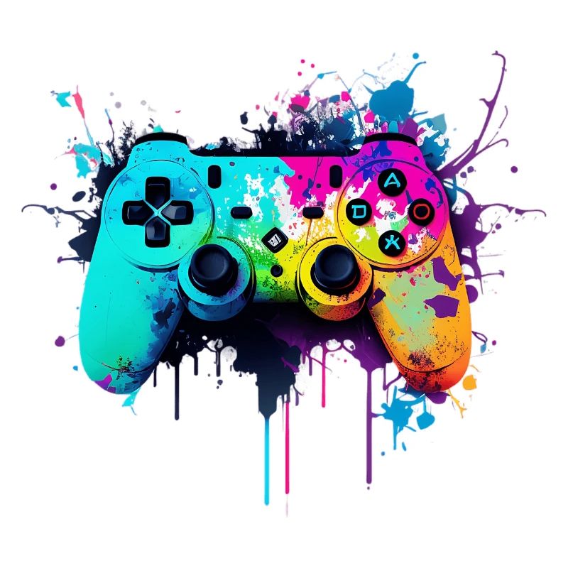 Neon Gaming Controller / Kontroller