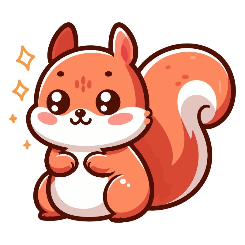 Mignon petit écureuil