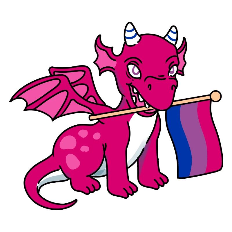 Bisexual Pride Drache