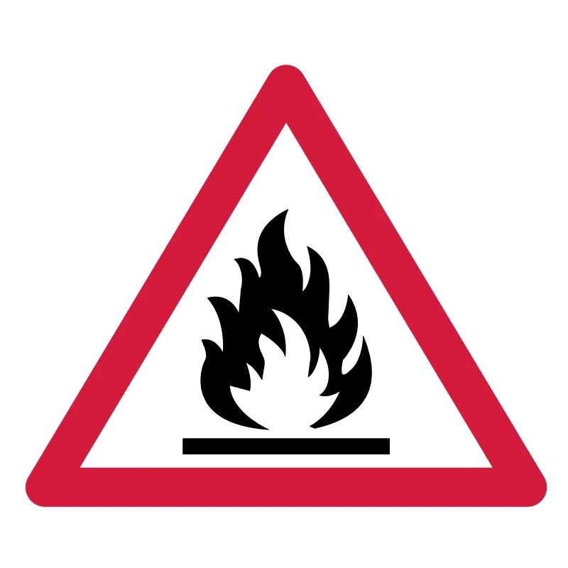 Branntgefahr schild