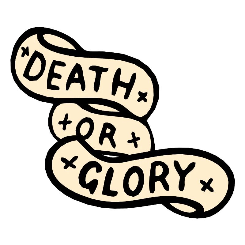 Tod oder Ruhm Banner Zitat