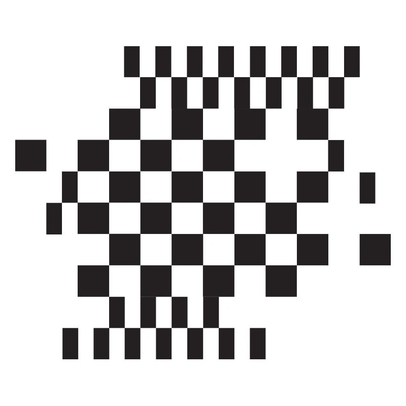 geometric chessboard design