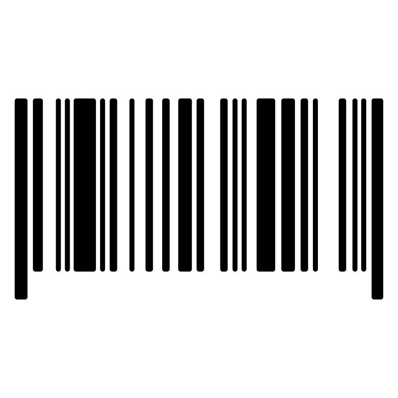 Barcode ohne Text leer Code Strichcode Vorlage