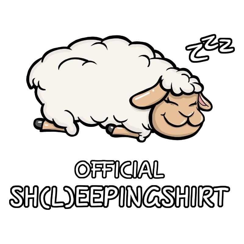 Official Sleeping Shirt Sheep