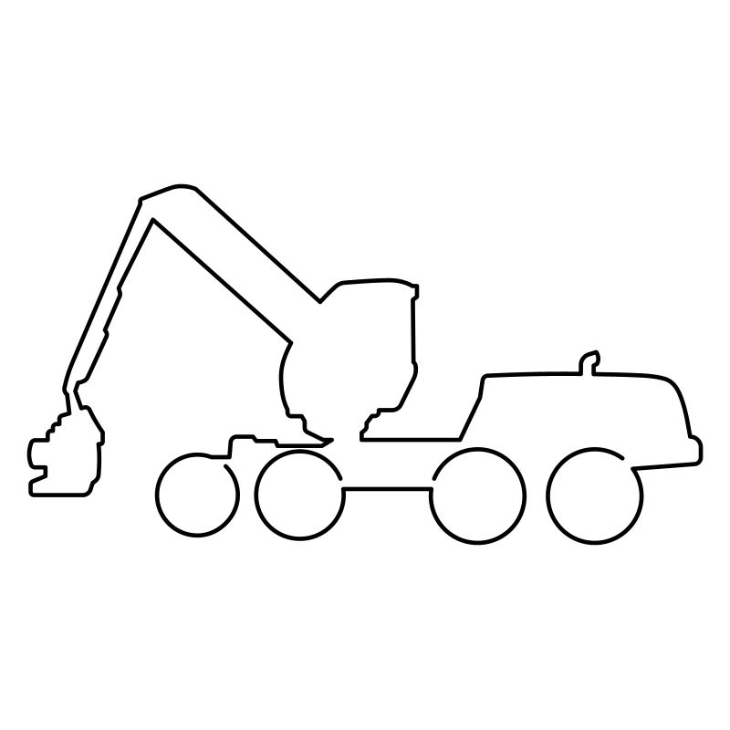 Moissonneuse-batteuse Récolte du bois Sylviculture