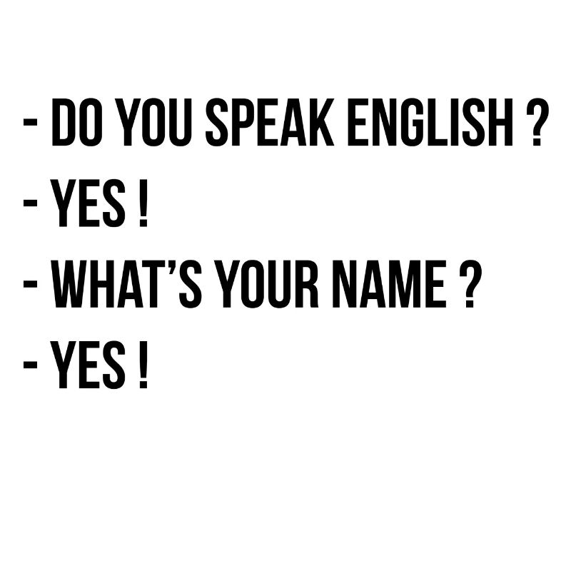 Sprechen Sie Englisch?