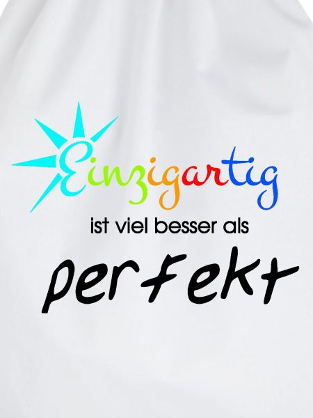 besonders perfekt Spruch