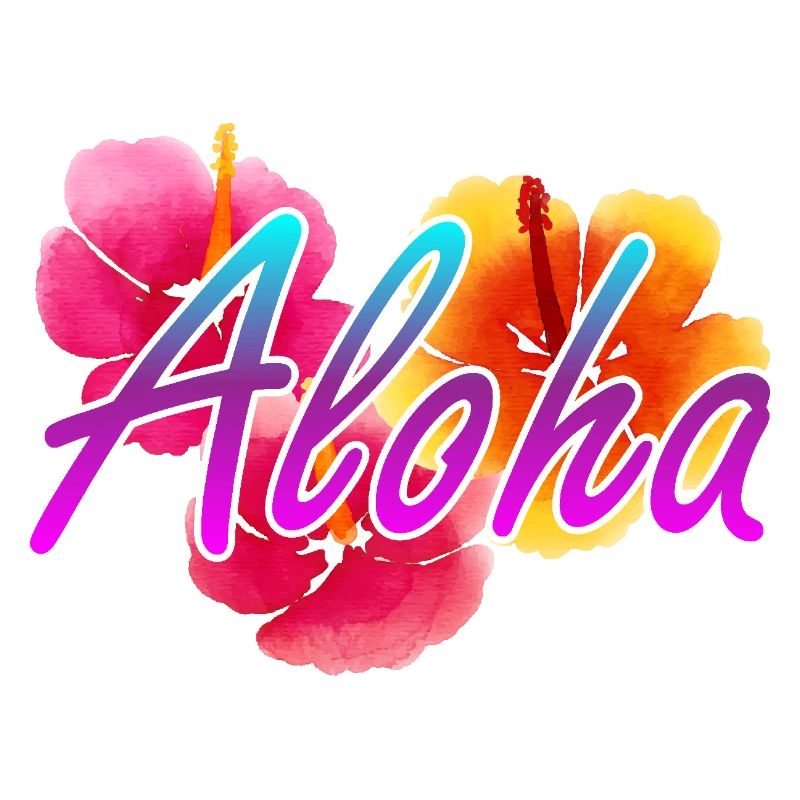 Aloha Urlaub Hawaii Geschenk