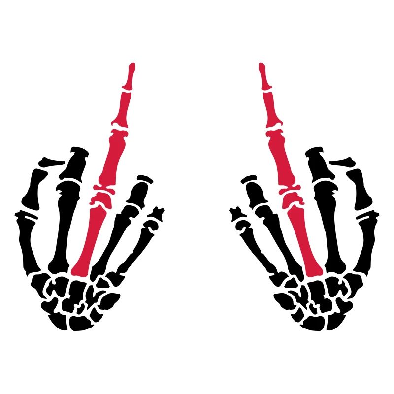 middle fingers