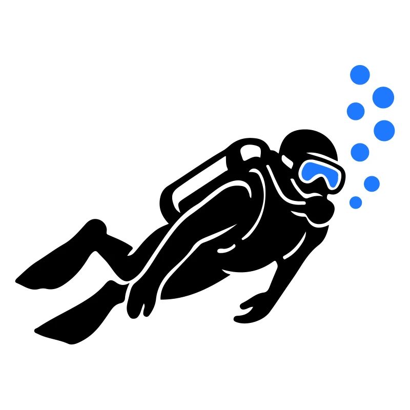 Silhouette de plongeur Plongée