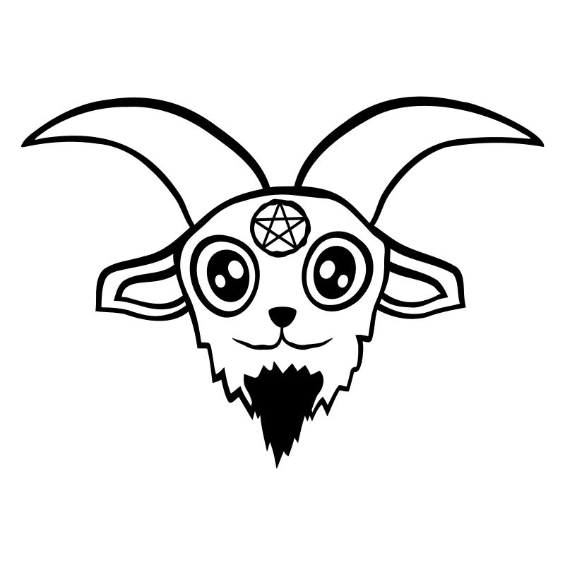 Pentagram Devil Goat