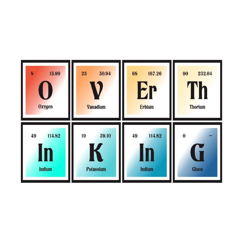 Overthingking | Periodensystem der Elemente