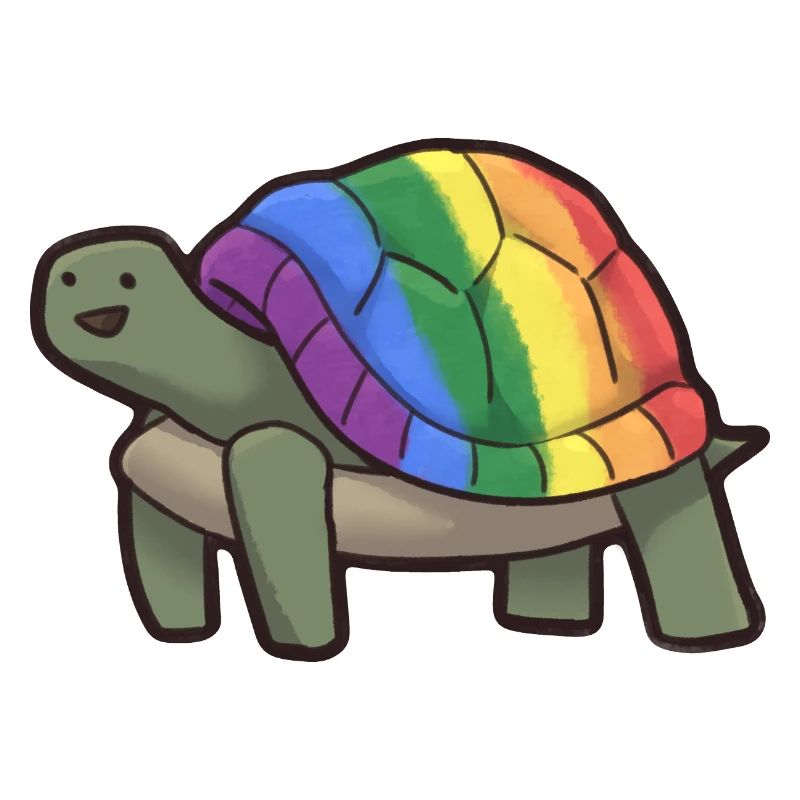 Schwule Schildkröte