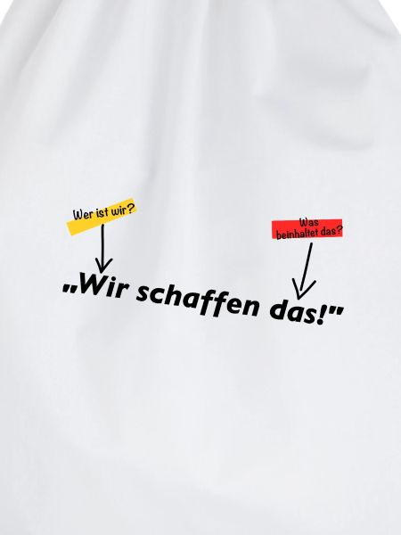 Wir schaffen das!