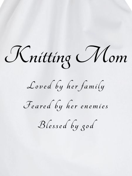 Knitting Saying Mama