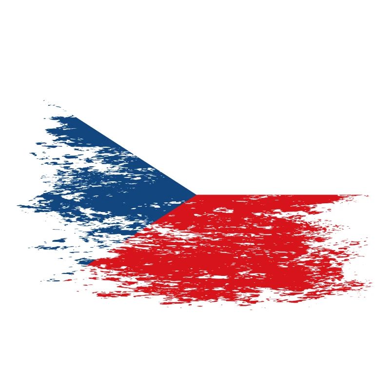 Drapeau de la République tchèque utilisé