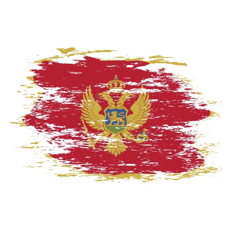 Drapeau du Monténégro utilisé