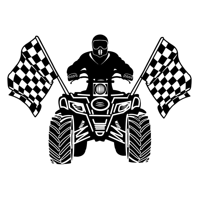 Drapeaux d’arrivée quad