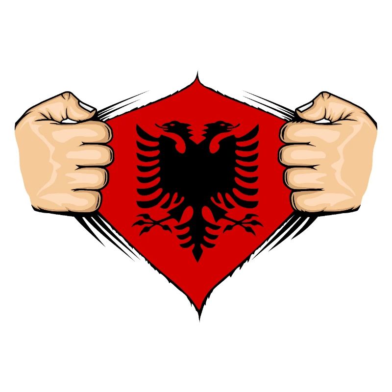 Conception du drapeau de l’Albanie
