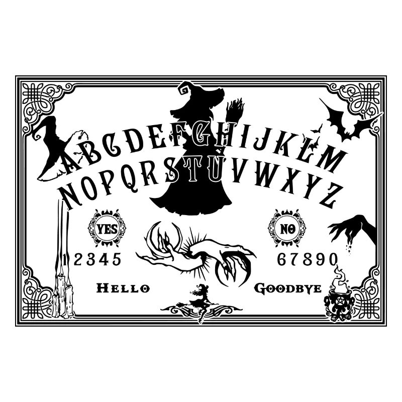 Ouija game magical witch