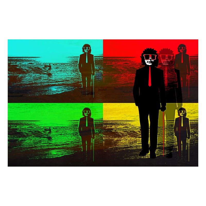 beach pop art