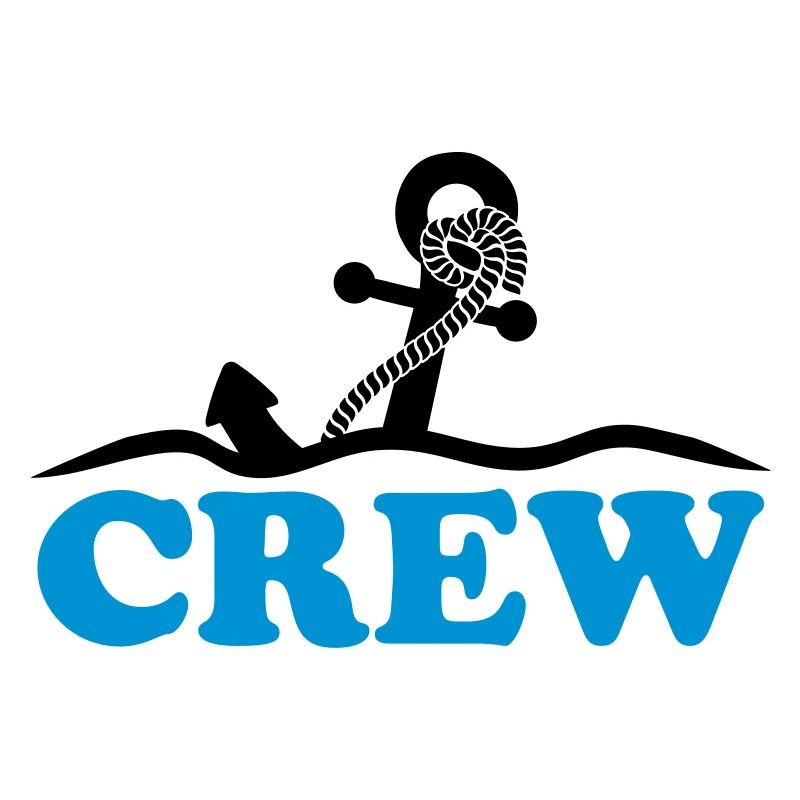 Anchor under water waves crew design