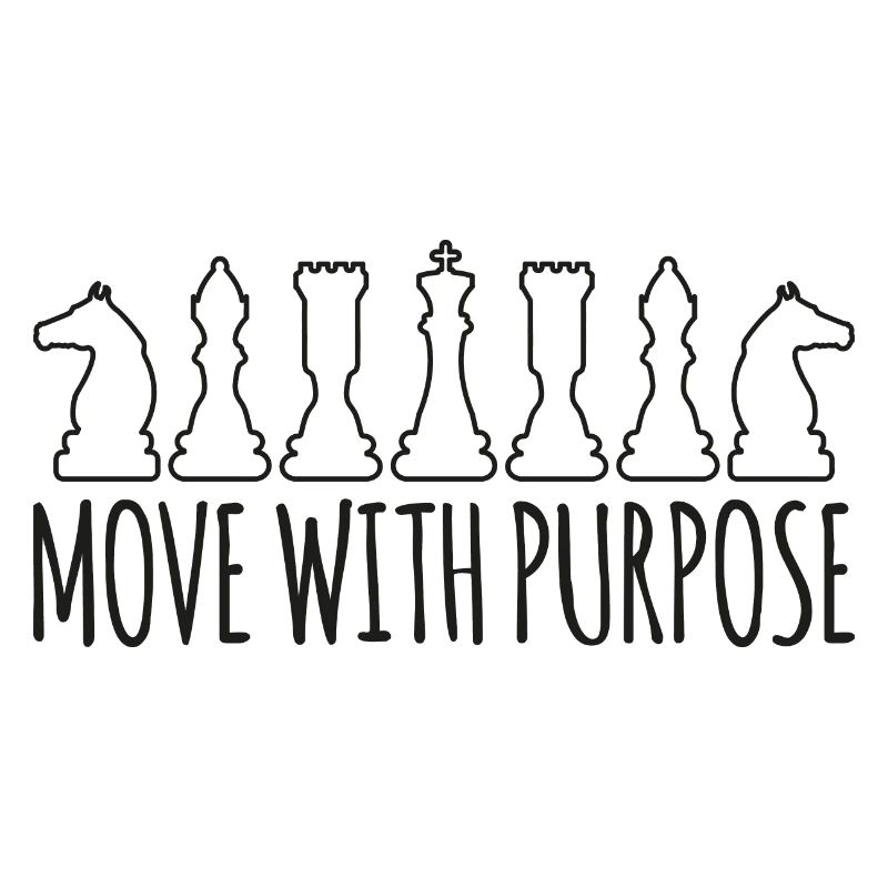 Move with purpose Gift Chess Master Think tank
