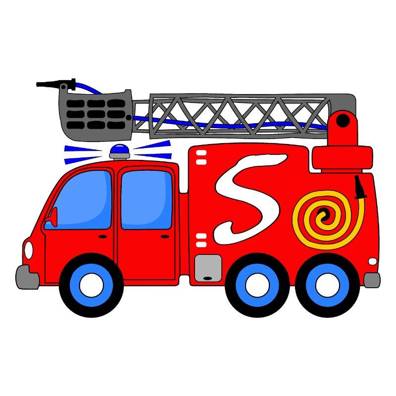 Fire engine 5th birthday children