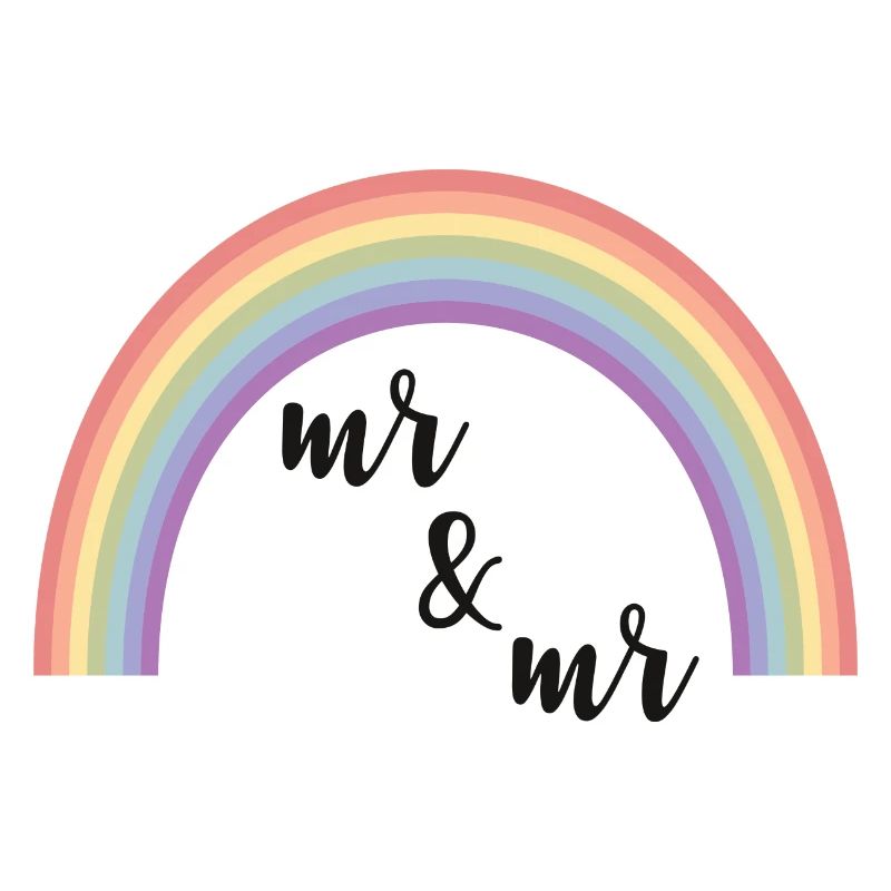 Mr and Mr Regenbogen Geschenk