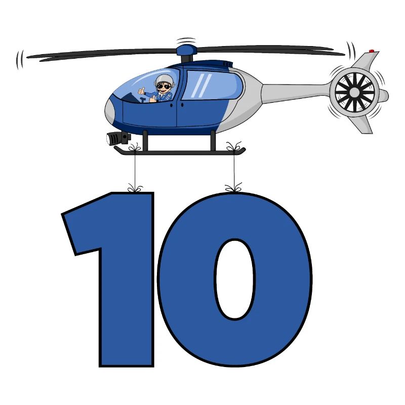 Helicopter 10th birthday