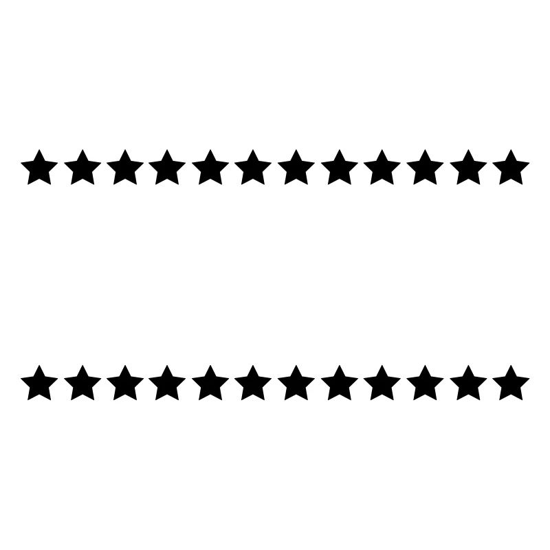 Stars / / 24 / / Star rows / / rows / / chains / /