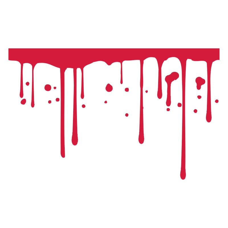 Blood drops underlined line
