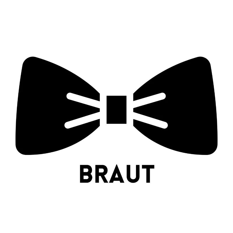 Braut mit Fliege