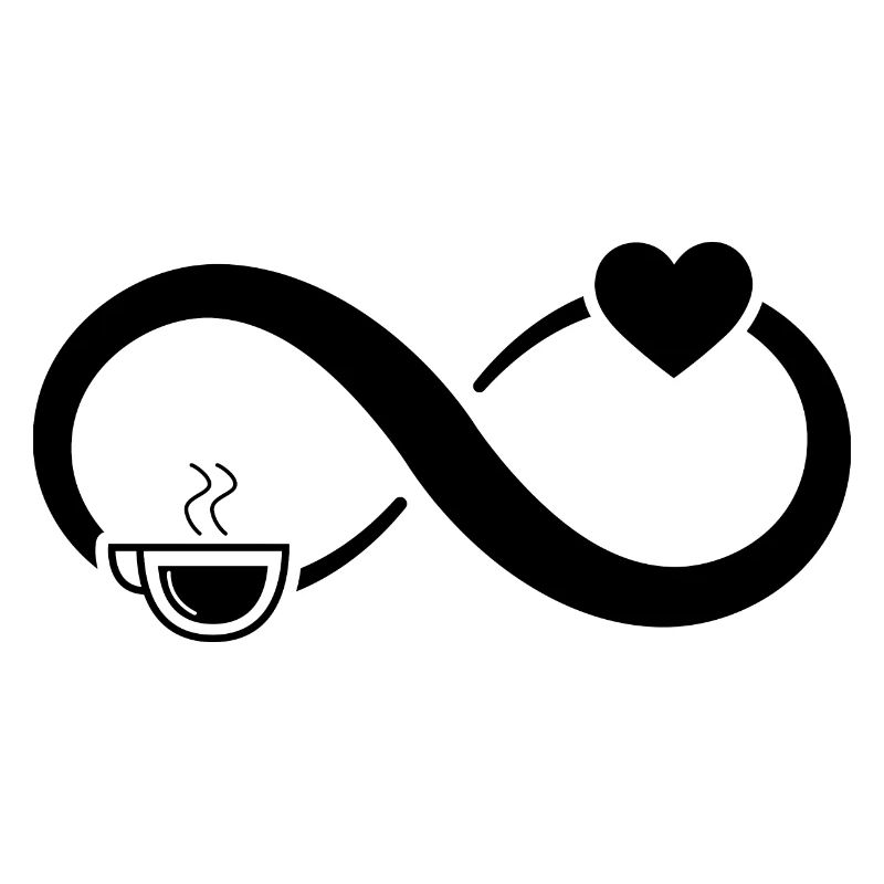 Infinity Heart and Coffee -