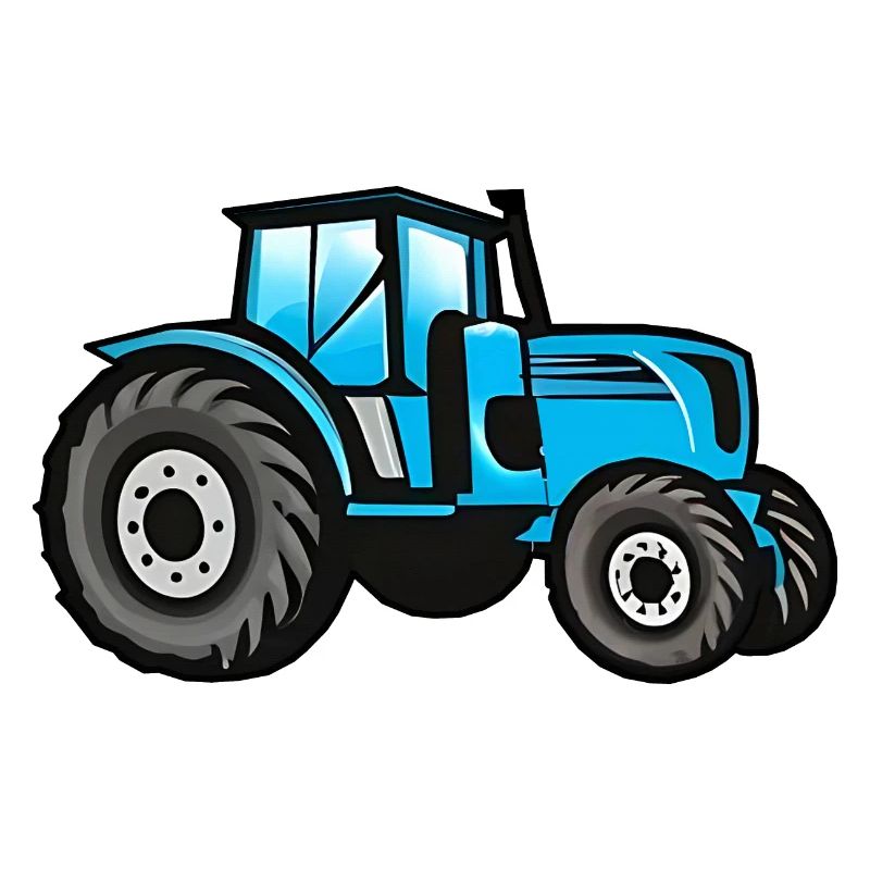 Großer Blauer Traktor